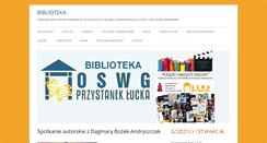 Desktop Screenshot of biblioteka.oswg-wawa.edu.pl